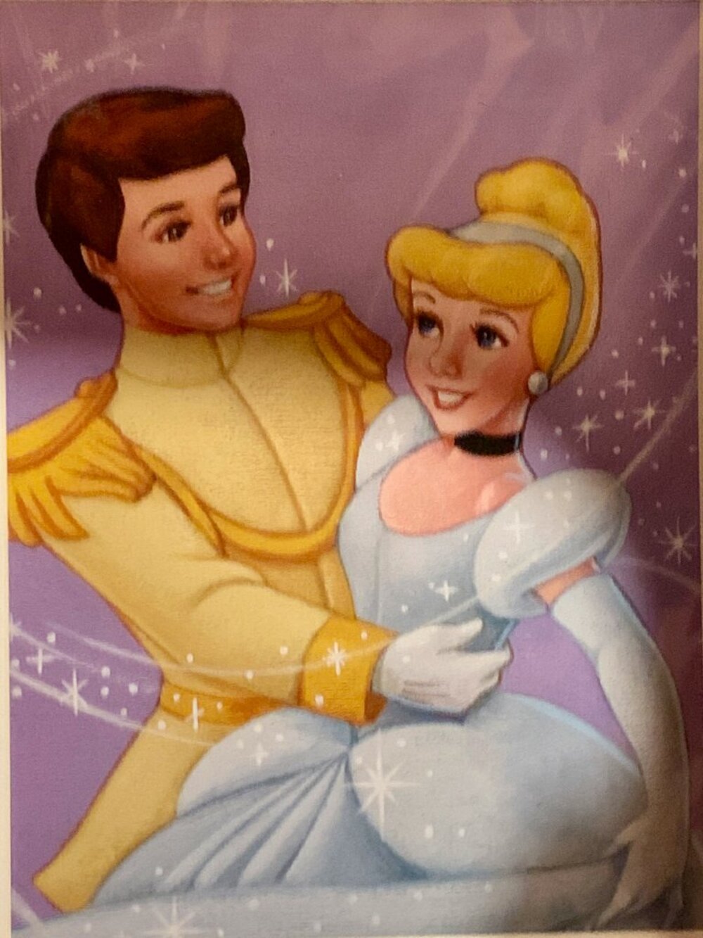 NEW 2006 Cinderella & Prince Charming ”The Art of Disney: Romance" Litho Print